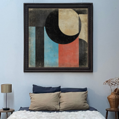 PASTEL SUNRISE (120x120cm)